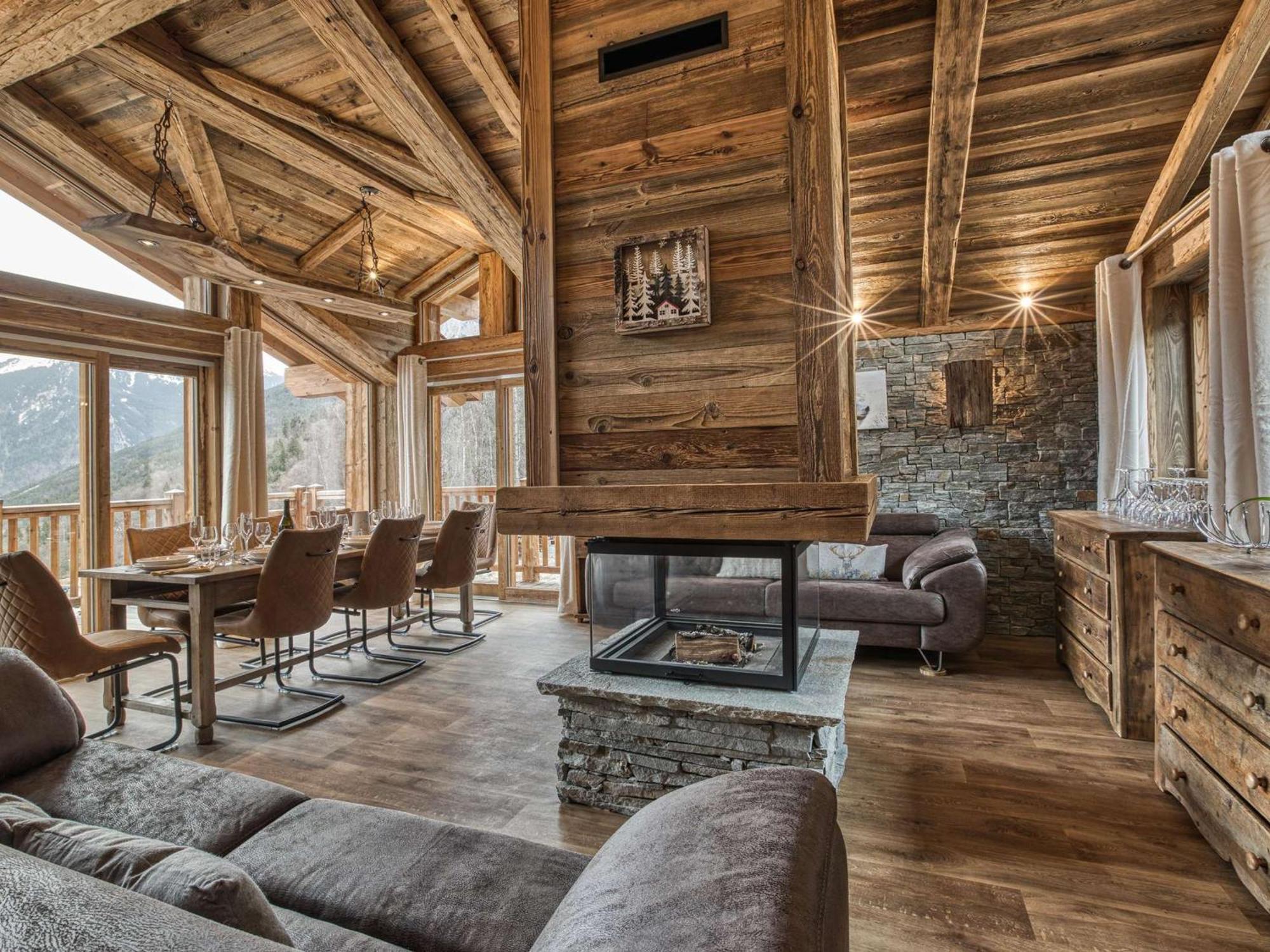 Chalet Spacieux Pres Des Pistes Avec Cheminee Et Wifi, Courchevel - Fr-1-631-224ヴィラ エクステリア 写真